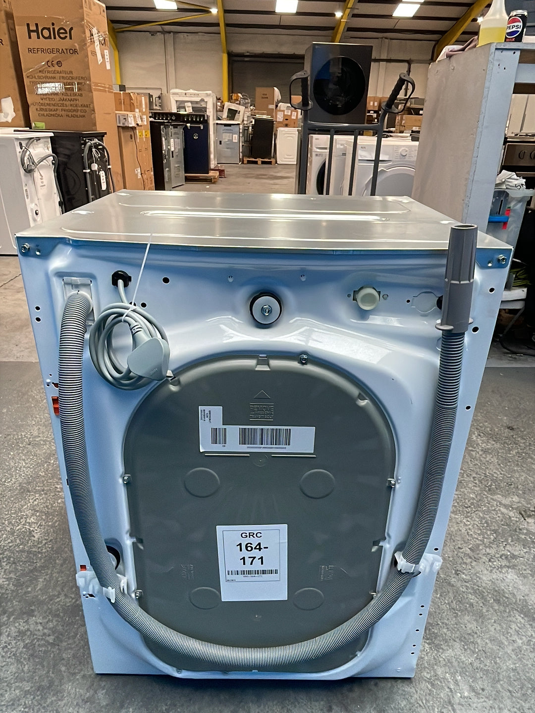 #GRC-164-171 - AEG 8000 Series PowerCare 8kg Integrated Washing Machine – 1400rpm, PowerClean 59min, Steam Refresh