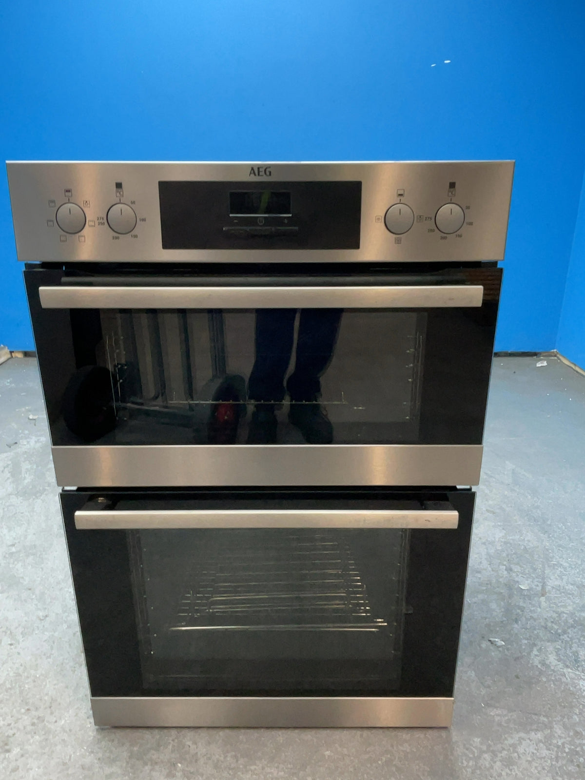 #GRC-164-175 - AEG SurroundCook 60cm Electric Double Oven – 108L Capacity, Catalytic Liners