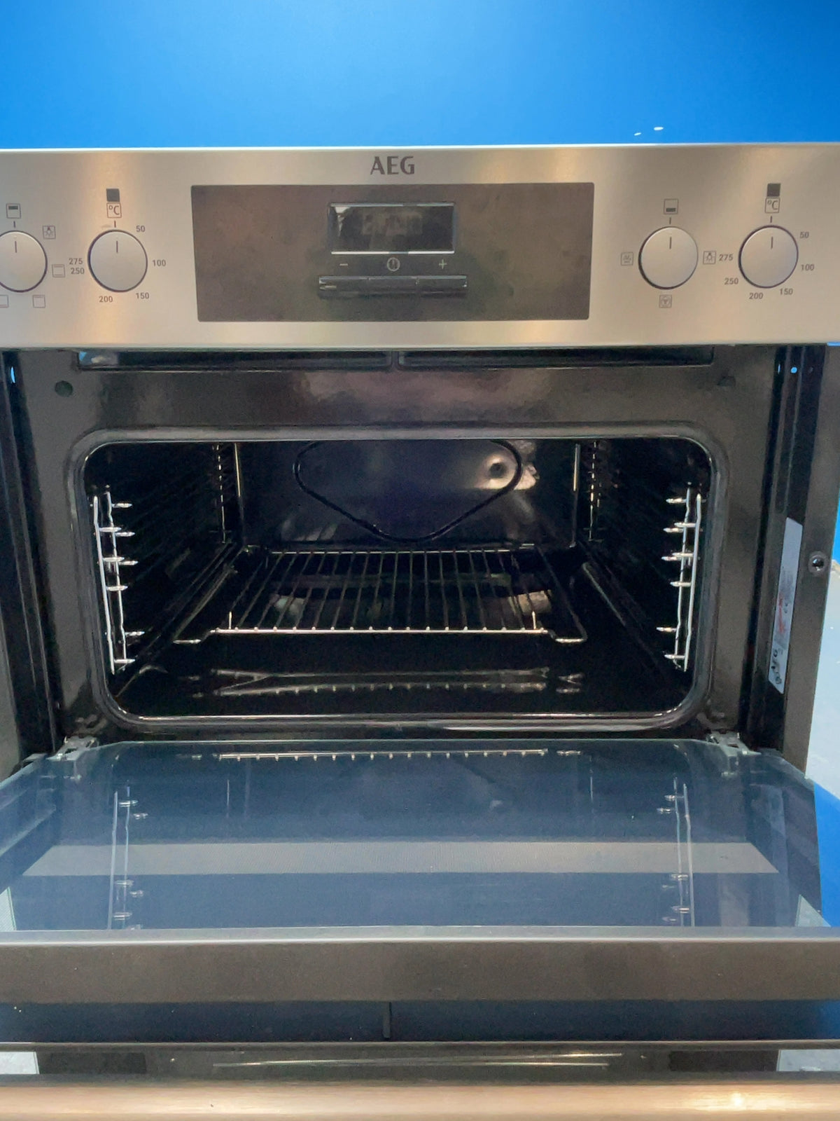 #GRC-164-175 - AEG SurroundCook 60cm Electric Double Oven – 108L Capacity, Catalytic Liners