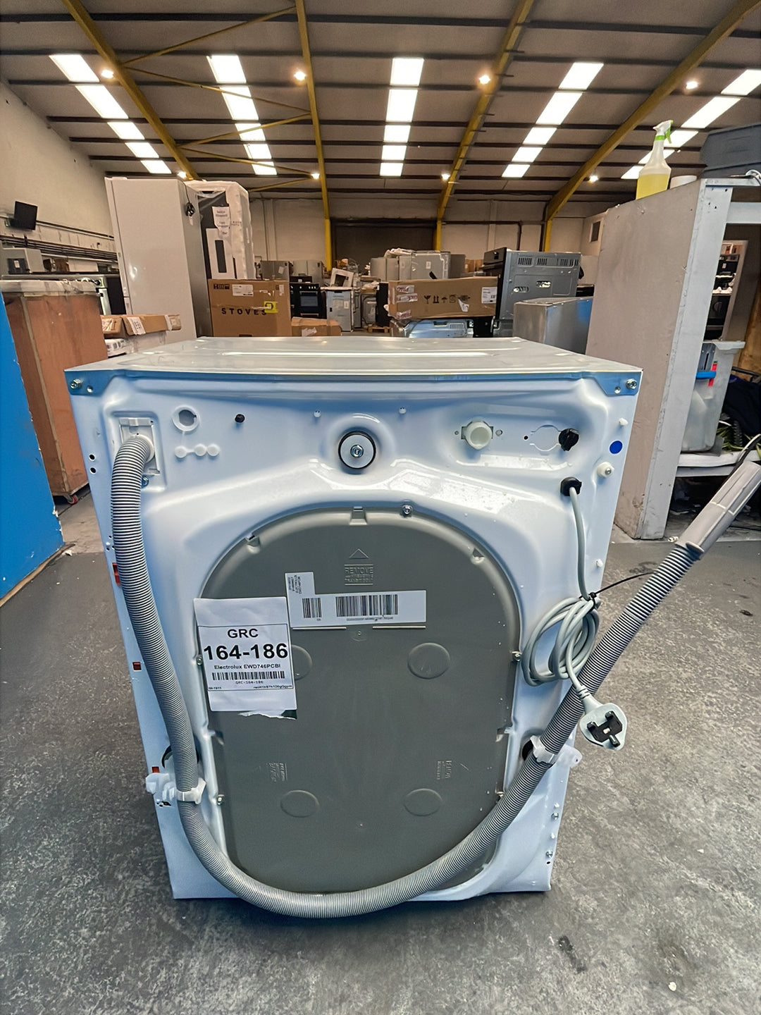#GRC-164-186 - Electrolux Integrated Washer Dryer – 7kg Wash, 4kg Dry, 1600rpm, White