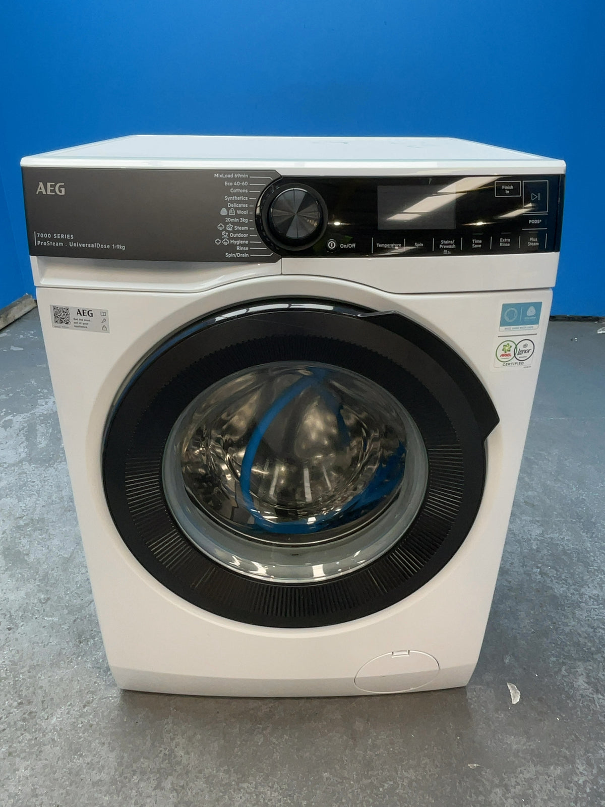 #GRC-164-193 - AEG 9kg 1400rpm Washing Machine – ProSteam, White