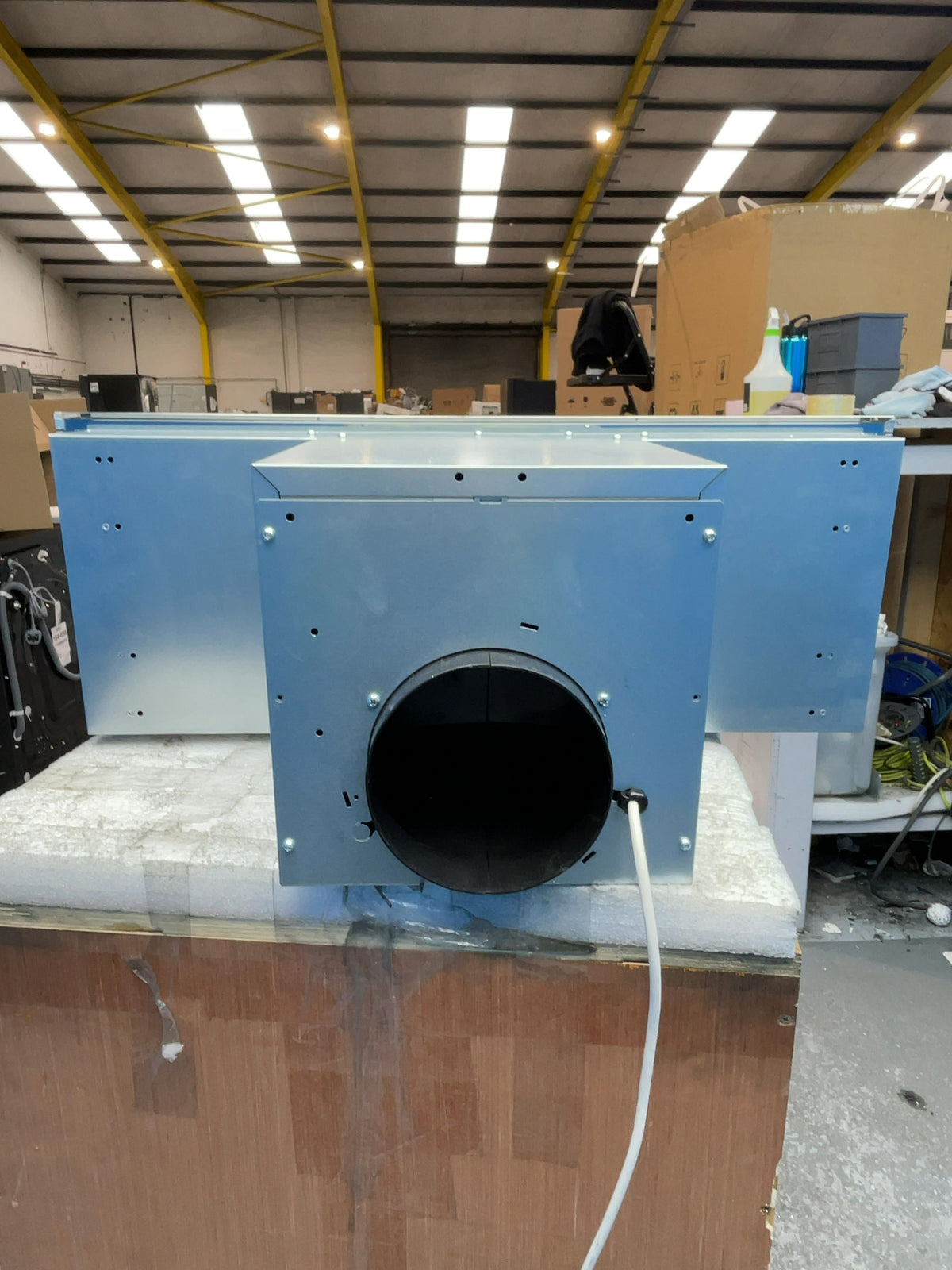 #GRC-164-195 - AEG 6000 80cm Canopy Cooker Hood – Hob2Hood, 700m³/h Extraction, Steel