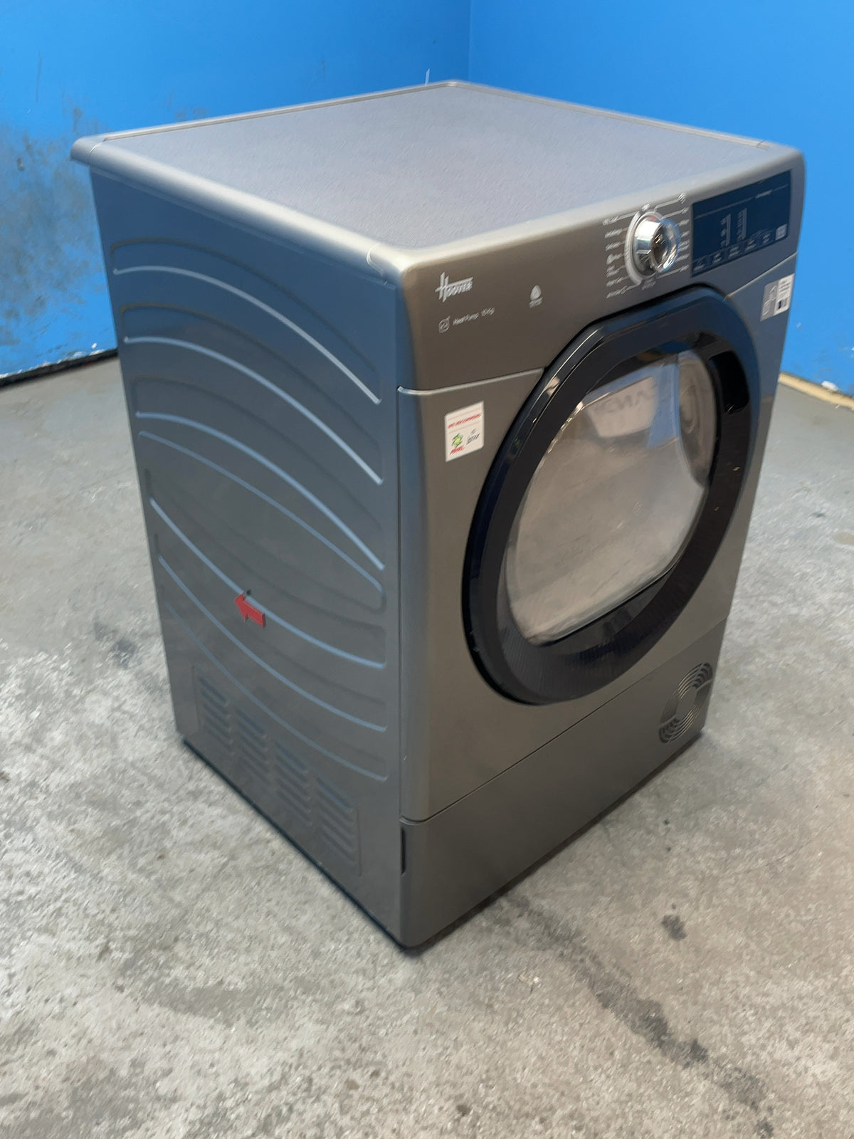 #GRC-164-219 - Hoover 10kg Heat Pump Tumble Dryer – WiFi Connected, Grey, D Energy Rating