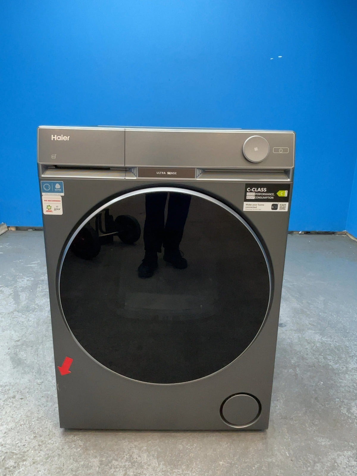 #GRC-164-229 - Haier X Series 9 10kg Heat Pump Tumble Dryer – WiFi Connected, Graphite