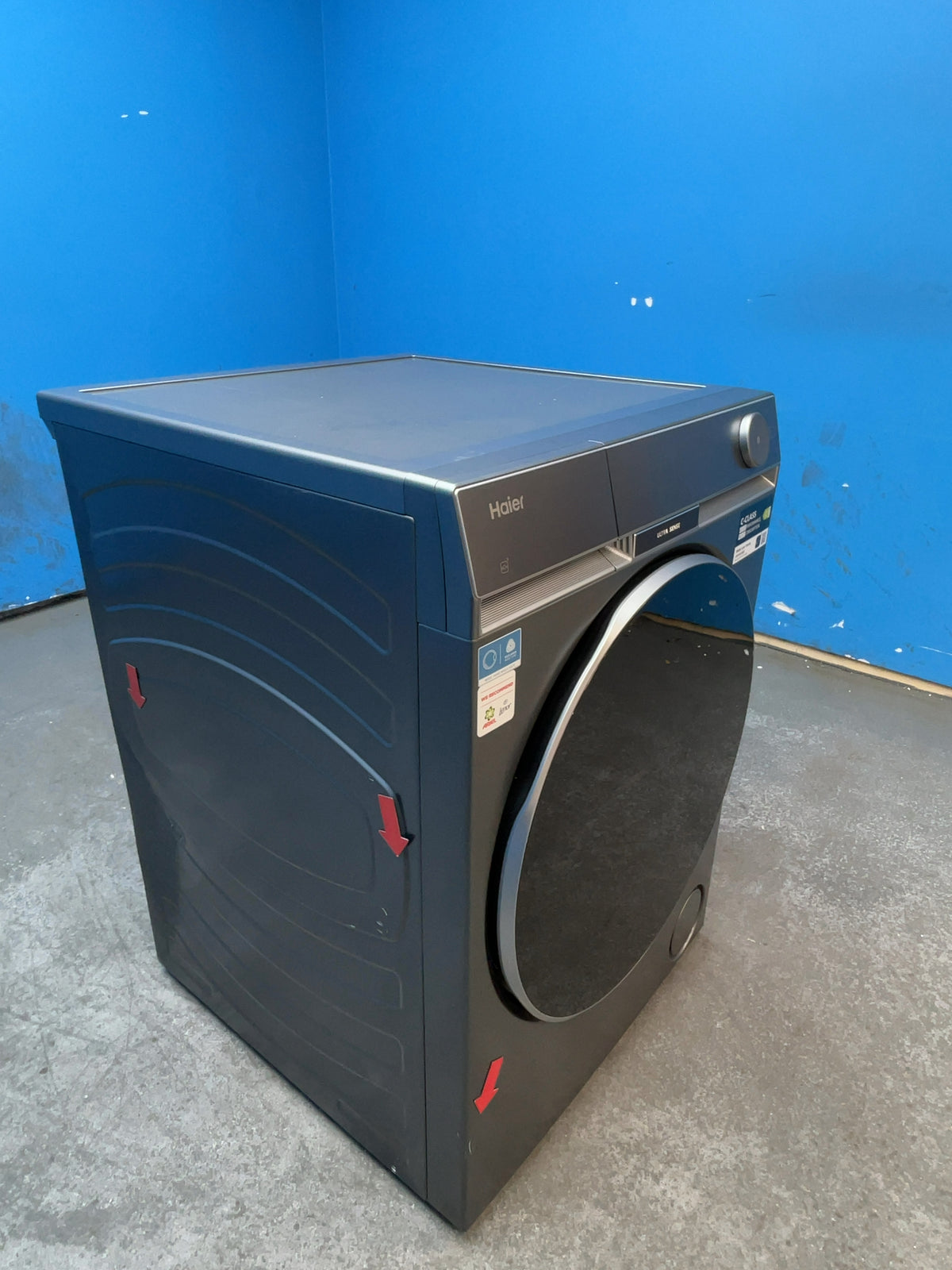 #GRC-164-229 - Haier X Series 9 10kg Heat Pump Tumble Dryer – WiFi Connected, Graphite