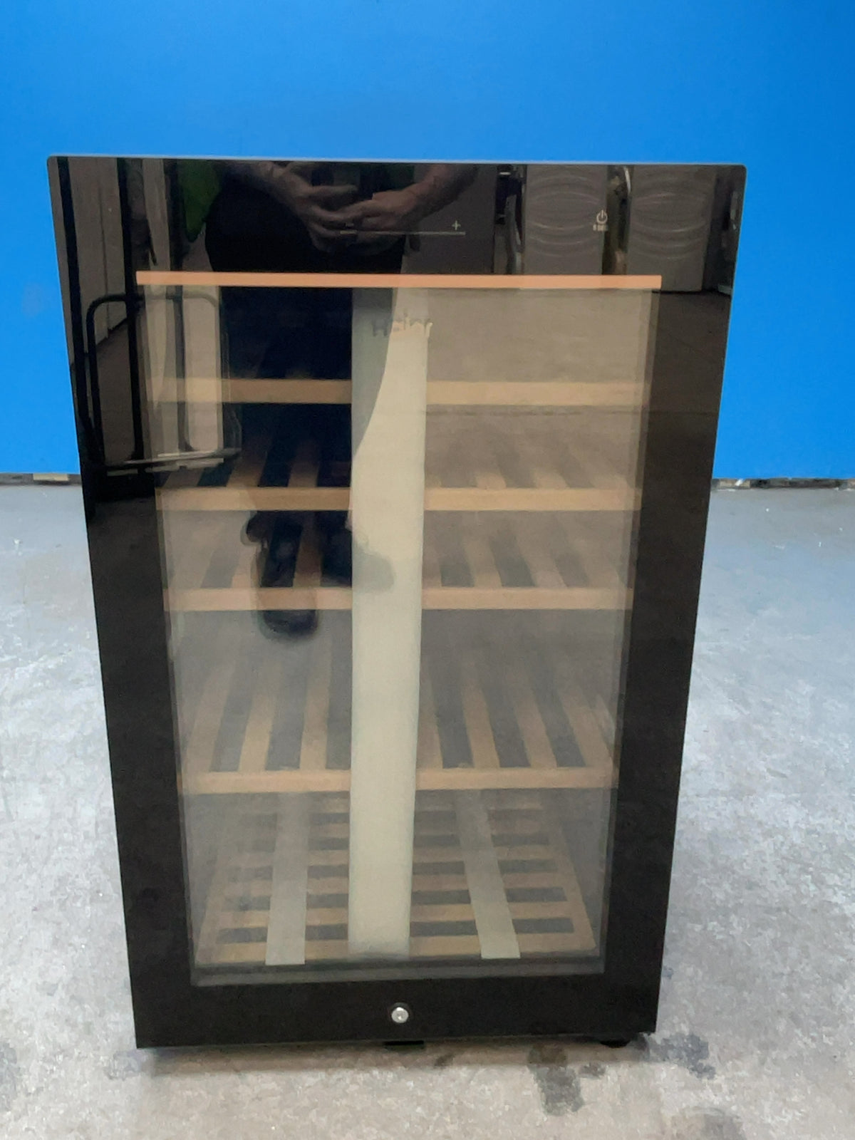 #GRC-164-245 - Haier Series 5 49 Bottle Wine Cooler – Adjustable Shelves, Black