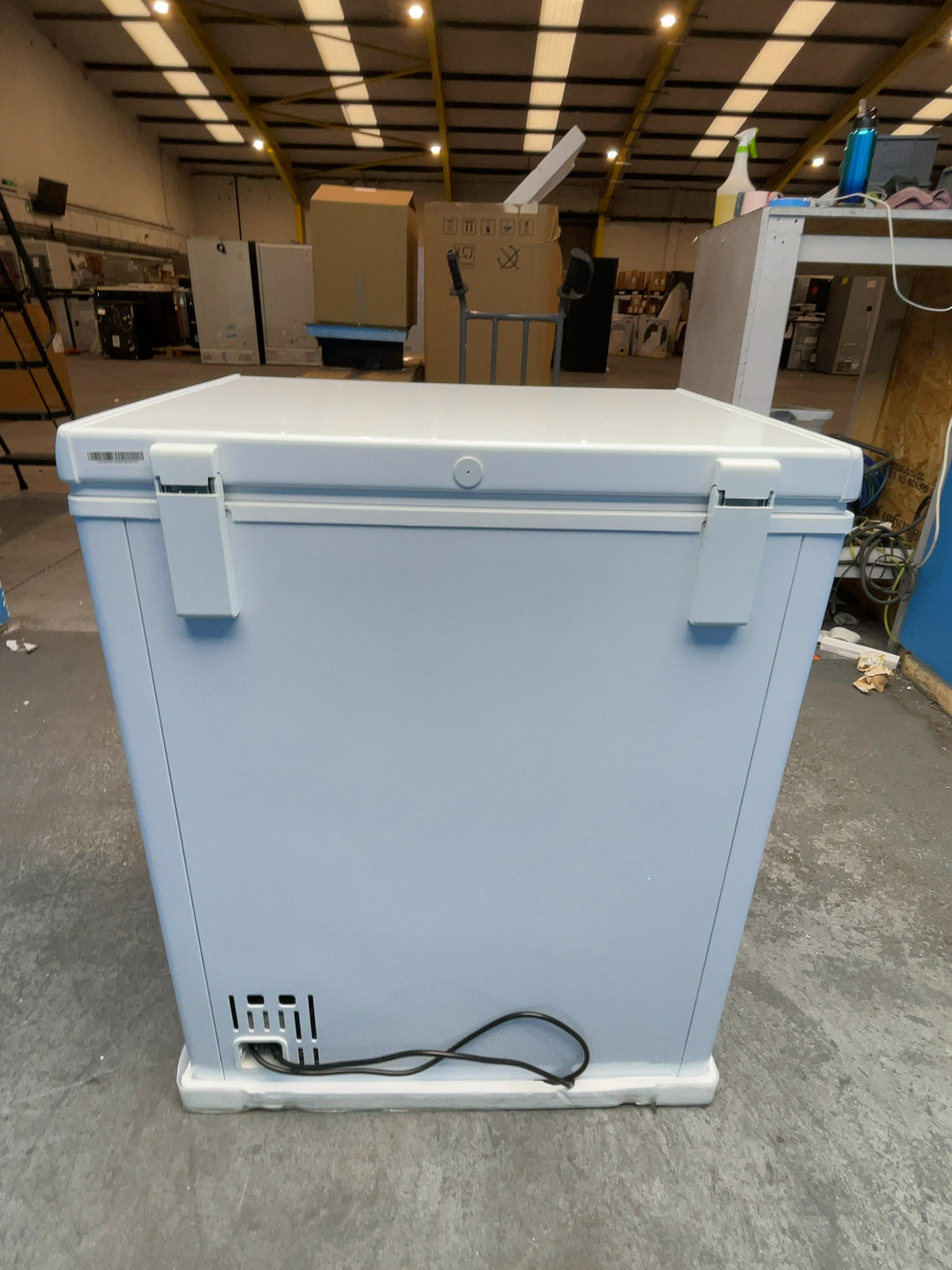 #GRC-164-247 - Hoover 137L Chest Freezer – Fast Freeze, Counterbalanced Lid, White
