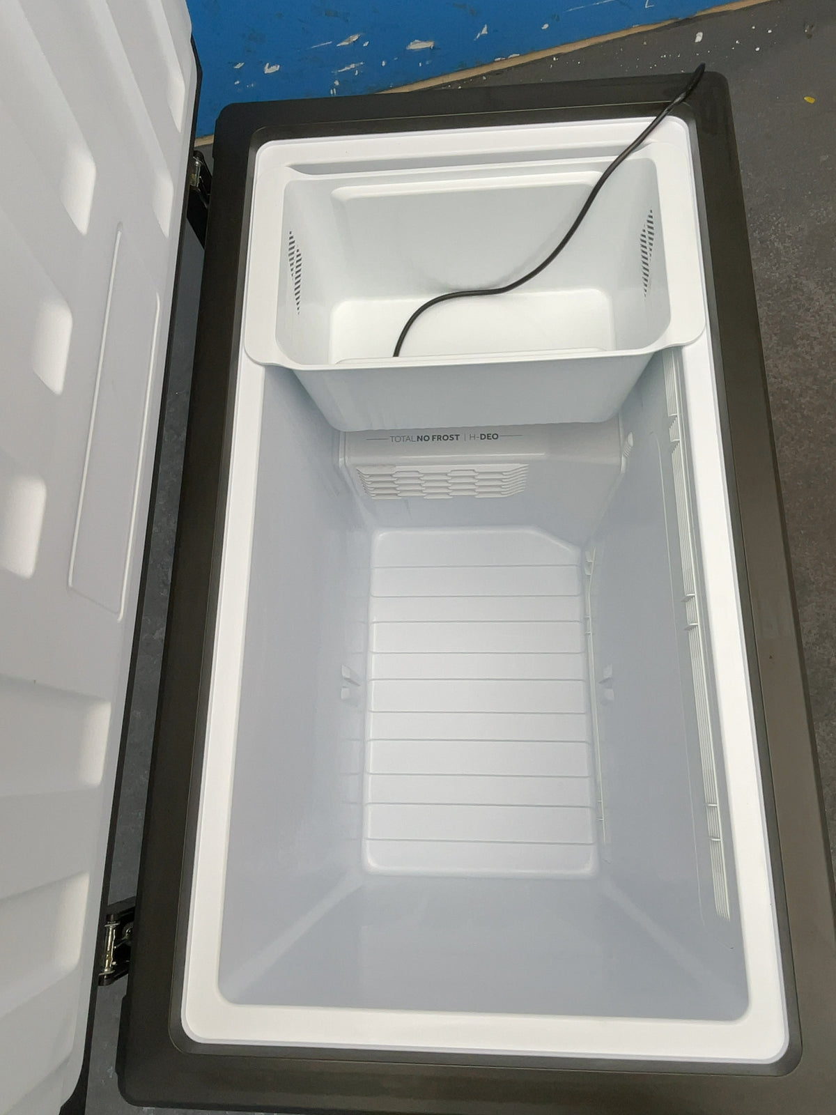 #GRC-164-248 - Hoover 196L Total No Frost Chest Freezer – Super Freeze, Outbuilding Ready, Dark Inox