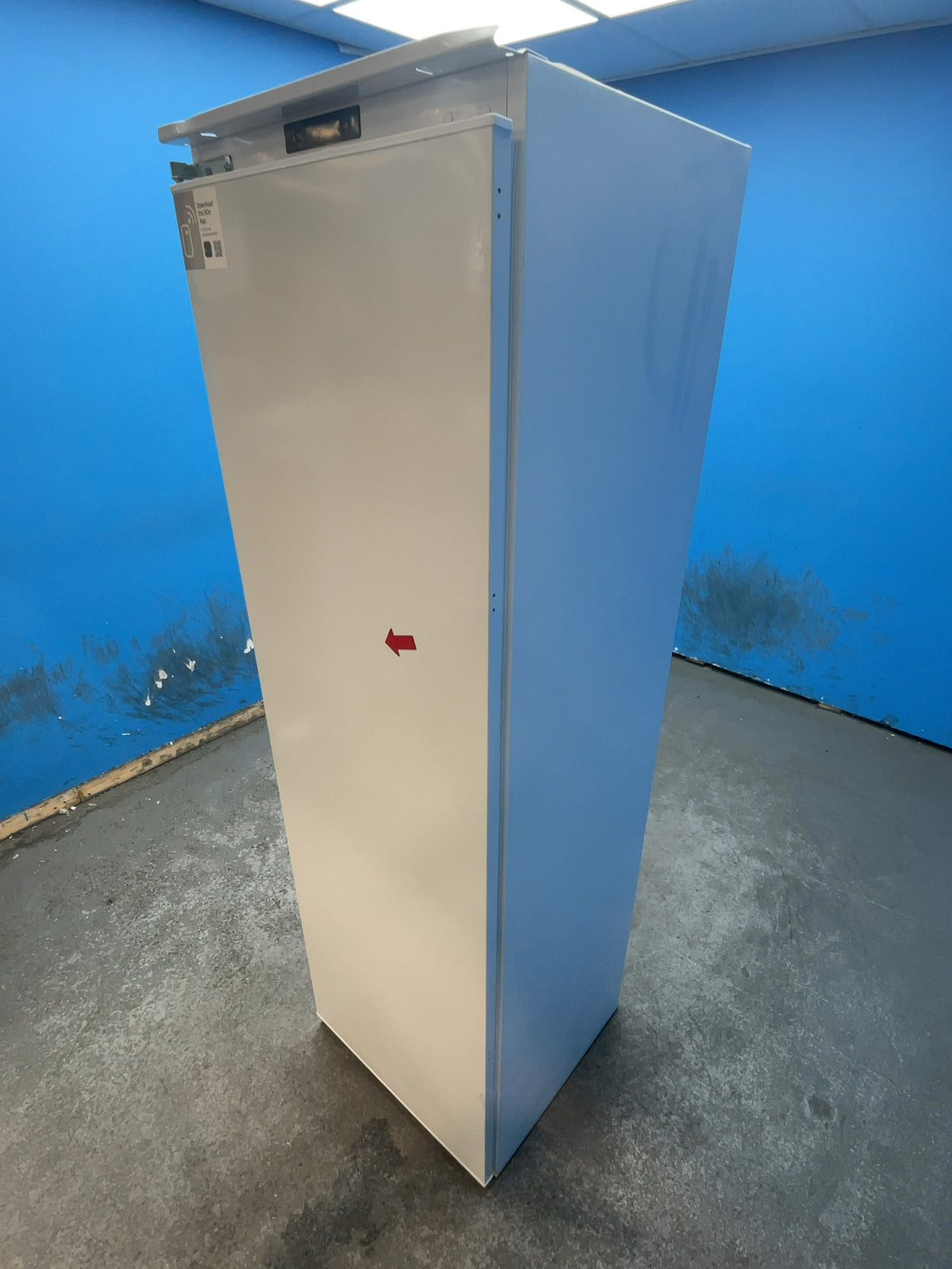 #GRC-164-252 - Hoover Integrated Tall Freezer – 204L Capacity, Touch LED Controls, White