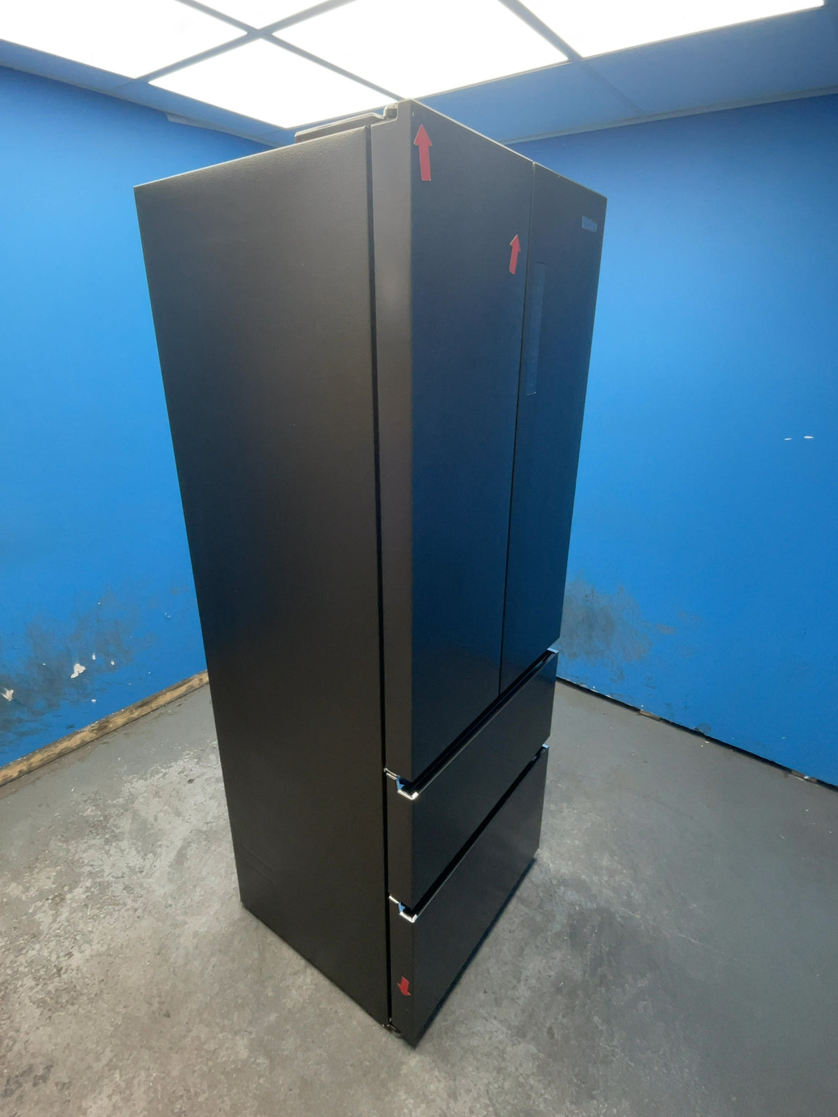#GRC-164-253 - Haier 70cm French Door Fridge Freezer – 446L, Black, Total No Frost