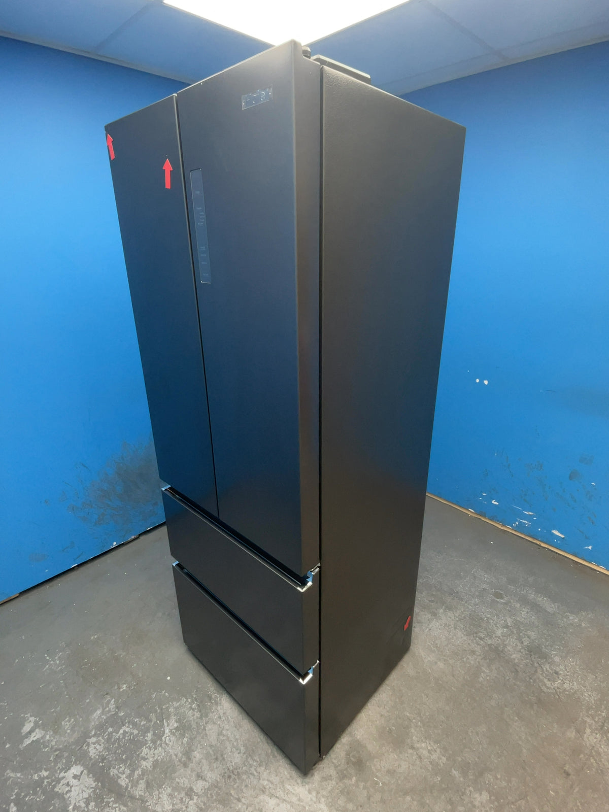 #GRC-164-253 - Haier 70cm French Door Fridge Freezer – 446L, Black, Total No Frost