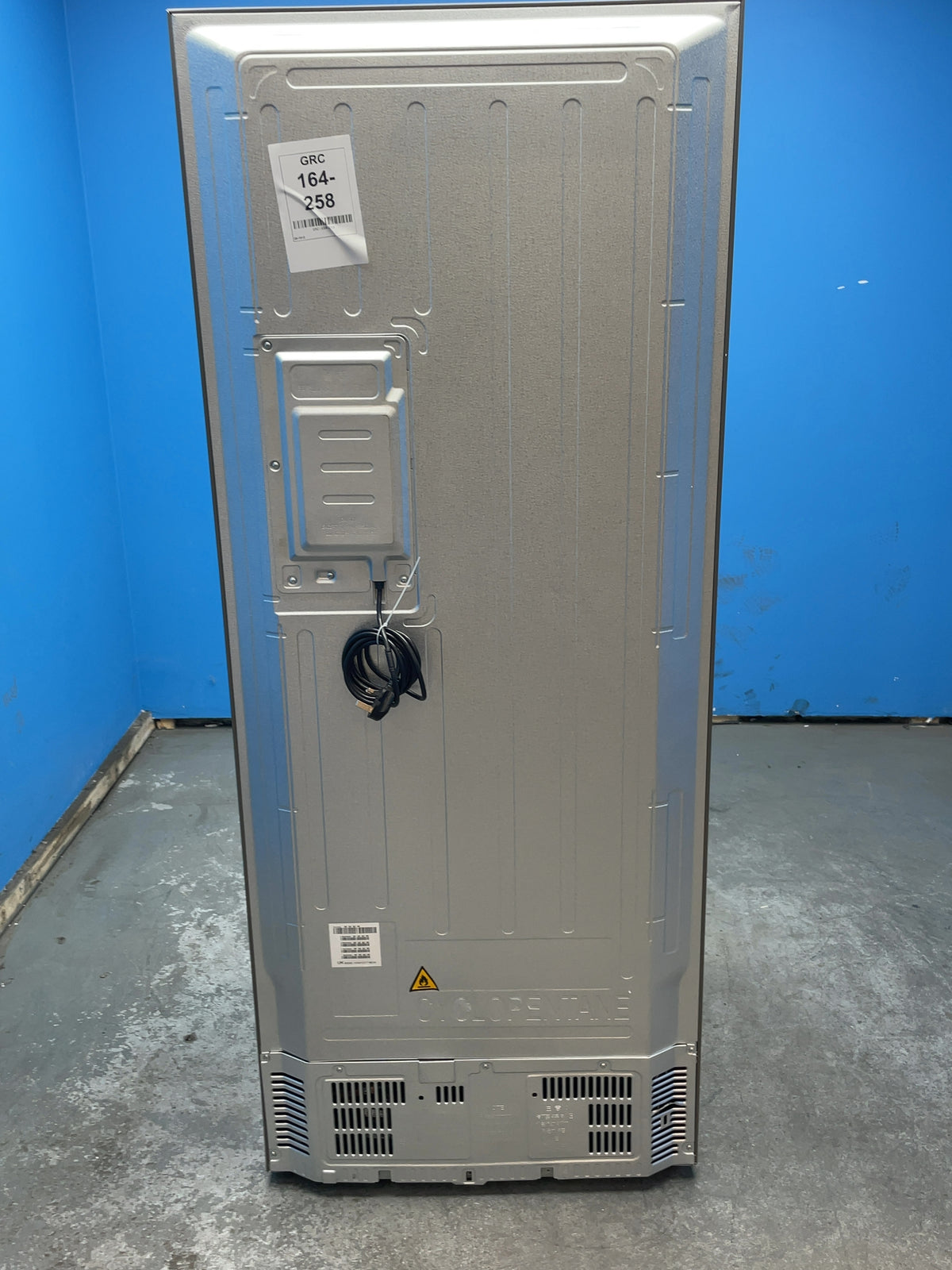 #GRC-164-258 - Hoover H-FRIDGE 700 70cm French Door Fridge Freezer – 402L, Stainless Steel