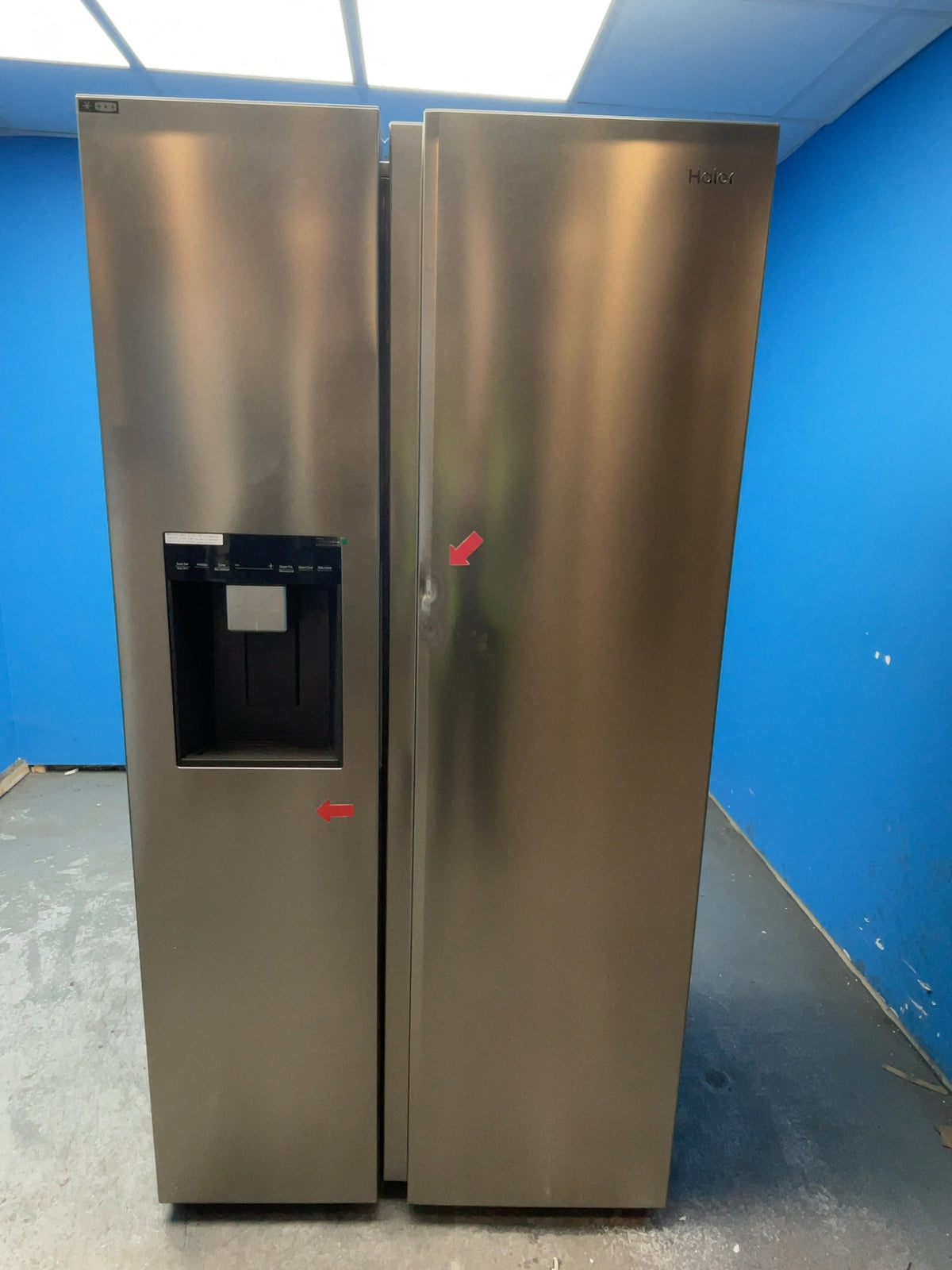 #GRC-164-269 - Haier Series 7 American Fridge Freezer – 601L, Plumbed Water & Ice, WiFi