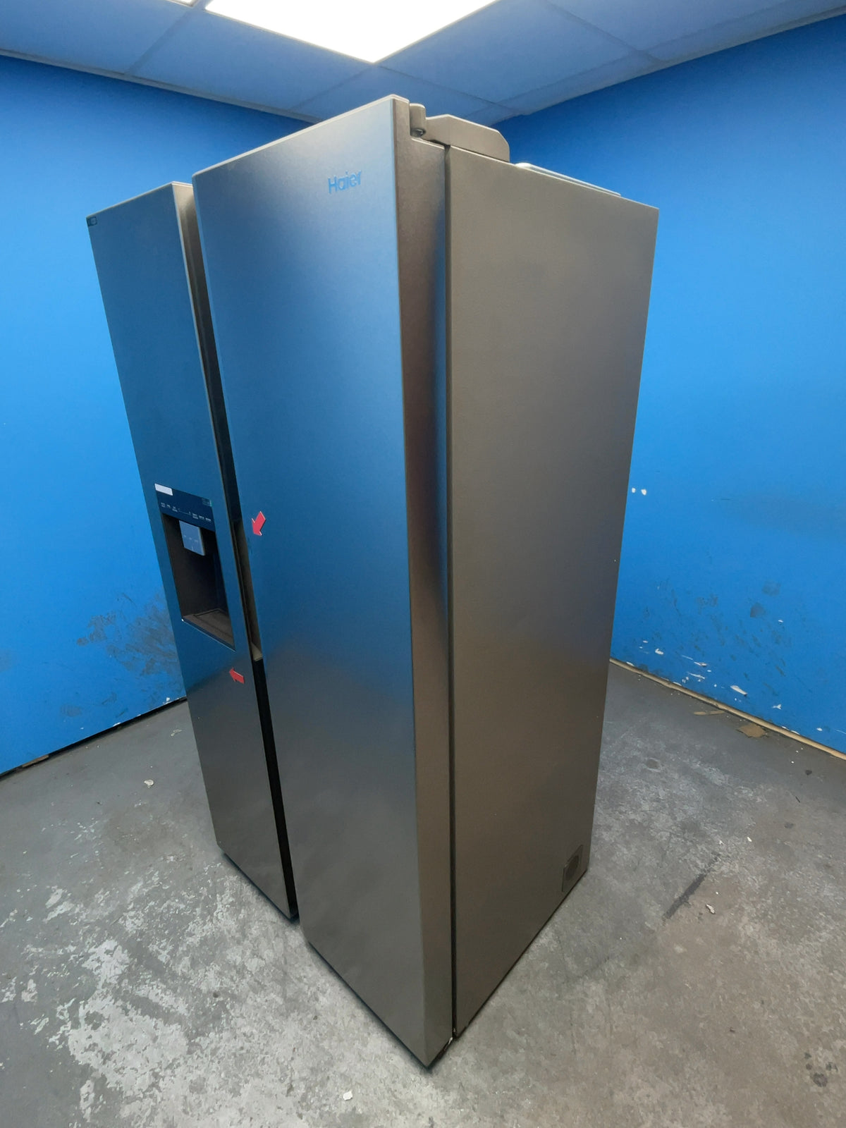 #GRC-164-269 - Haier Series 7 American Fridge Freezer – 601L, Plumbed Water & Ice, WiFi