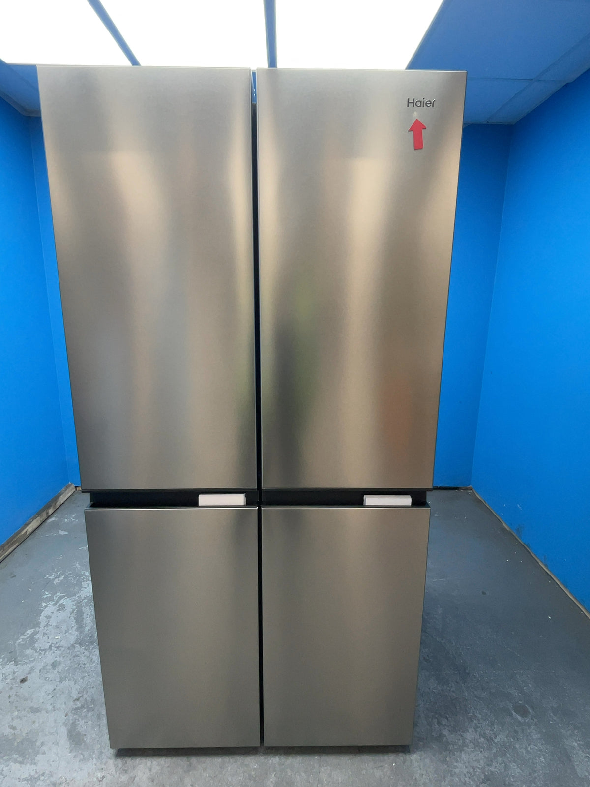 #GRC-164-272 - Haier Cube Series 5 American Style Fridge Freezer – 706L, Inox, Total No Frost