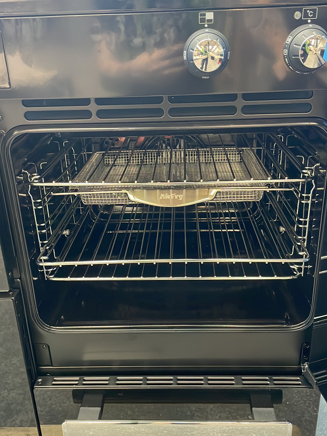 #GRC-164-289 - Belling Cookcentre 100Ei 100cm Induction Range Cooker – 5 Zones, AirFry & Maxi-Clock, Black
