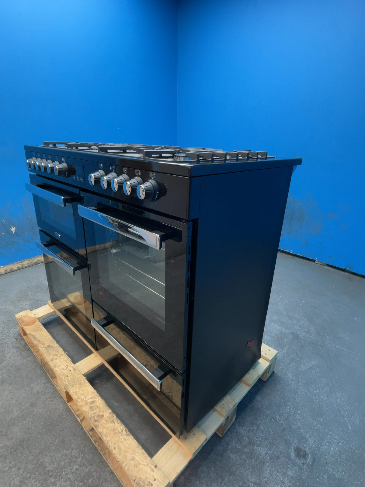 #GRC-164-300 - Belling Cookcentre 110DF Dual Fuel Range Cooker – 199L Capacity, 7 Burner Gas Hob, AirFry Mode