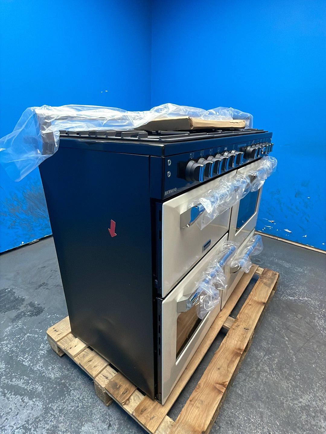 #GRC-164-307 - Stoves Richmond 110cm Quad Oven Dual Fuel Range Cooker – 196L, AirFry, Cream
