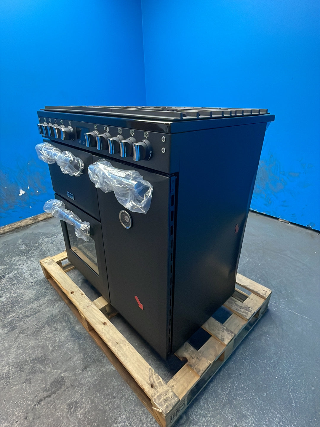 #GRC-164-312 - Stoves Richmond 90cm Dual Fuel Range Cooker – 174L, 3 Ovens, SteamCleanse