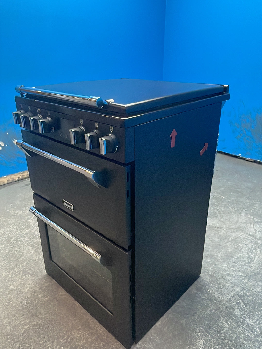#GRC-164-315 - Stoves Richmond Deluxe 60cm Dual Fuel Cooker – PowerWok, AirFry, Anthracite