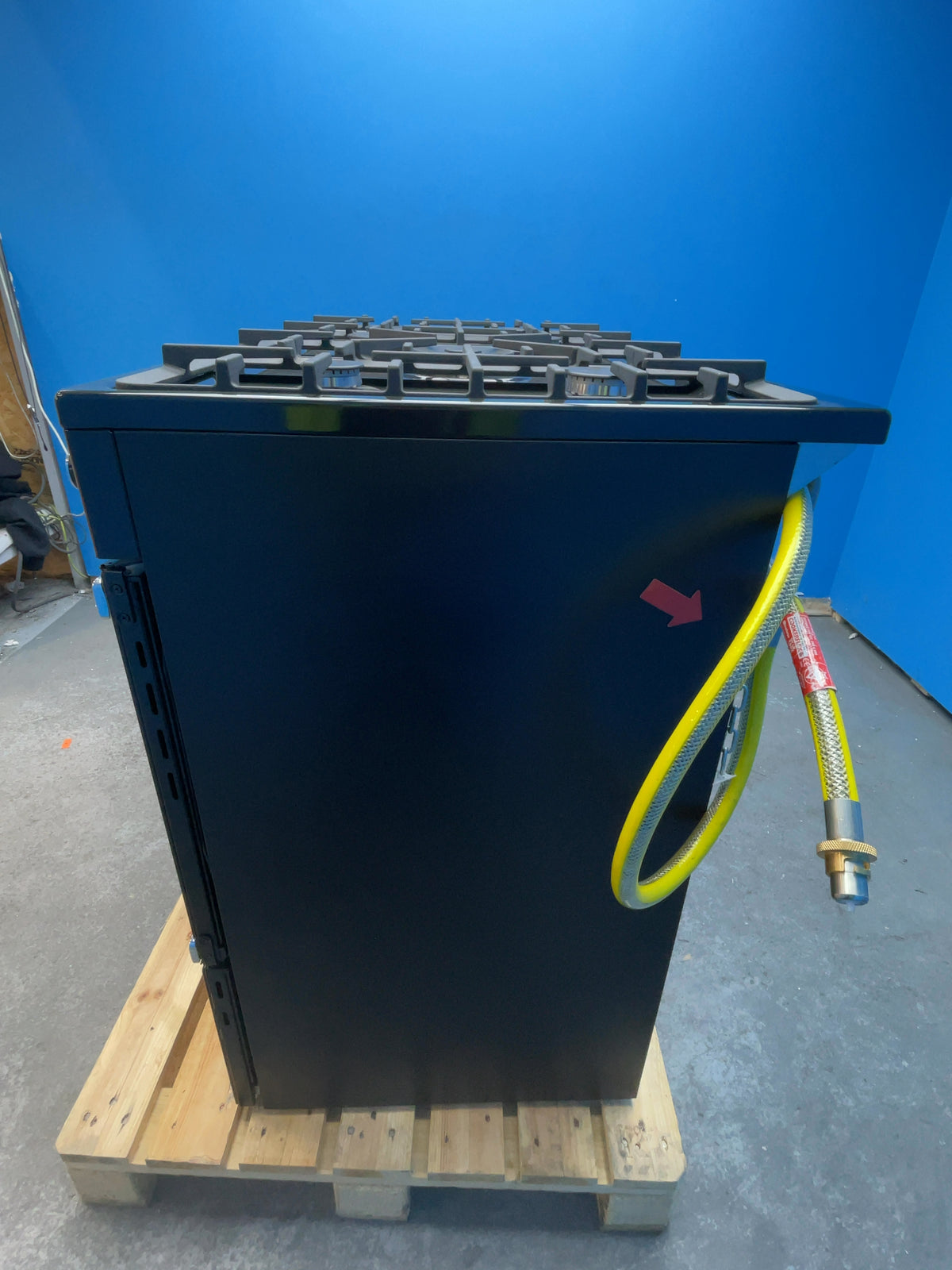 #GRC-164-319 - Belling Cookcentre 100DF 100cm Dual Fuel Range Cooker – 7 Burner Gas Hob, AirFry & Double Oven, Black
