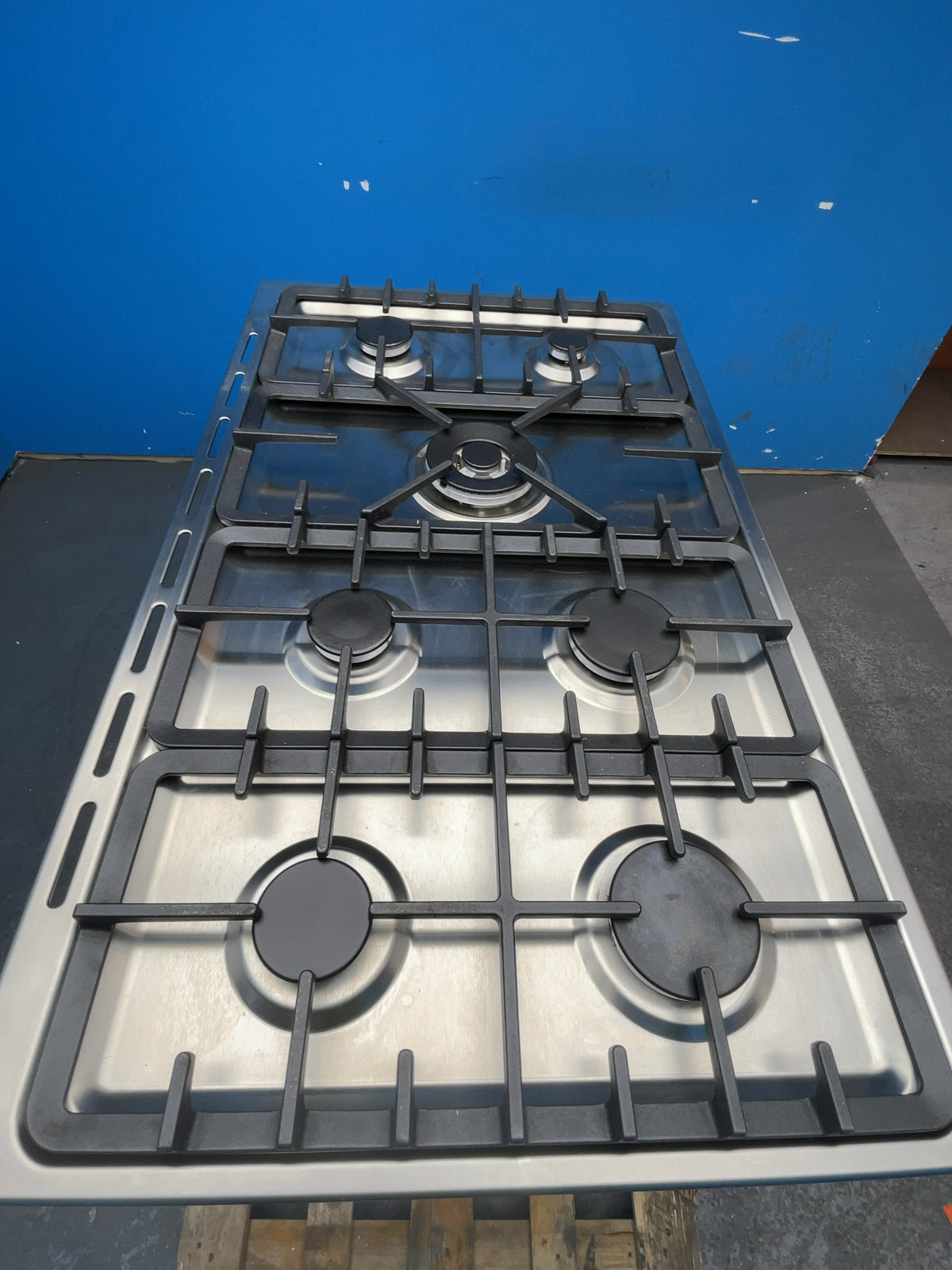 #GRC-164-325 - Belling Cookcentre 100DF 100cm Dual Fuel Range Cooker – 7 Burner Gas Hob, AirFry & Double Oven, Stainless
