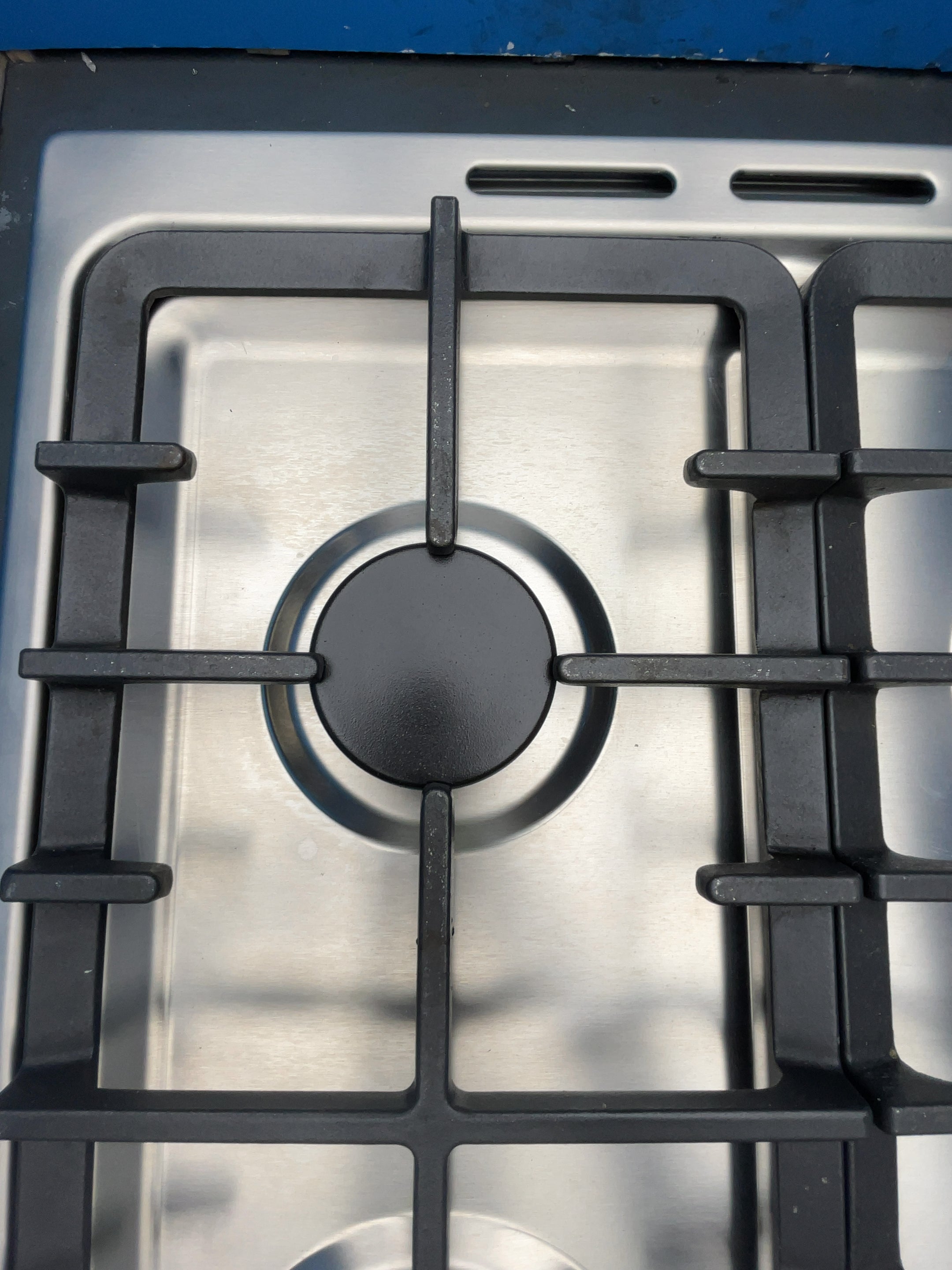 #GRC-164-325 - Belling Cookcentre 100DF 100cm Dual Fuel Range Cooker – 7 Burner Gas Hob, AirFry & Double Oven, Stainless