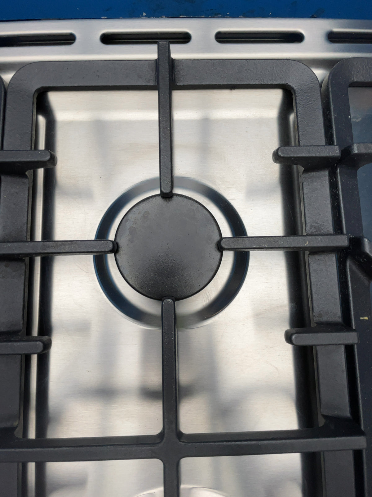 #GRC-164-325 - Belling Cookcentre 100DF 100cm Dual Fuel Range Cooker – 7 Burner Gas Hob, AirFry & Double Oven, Stainless