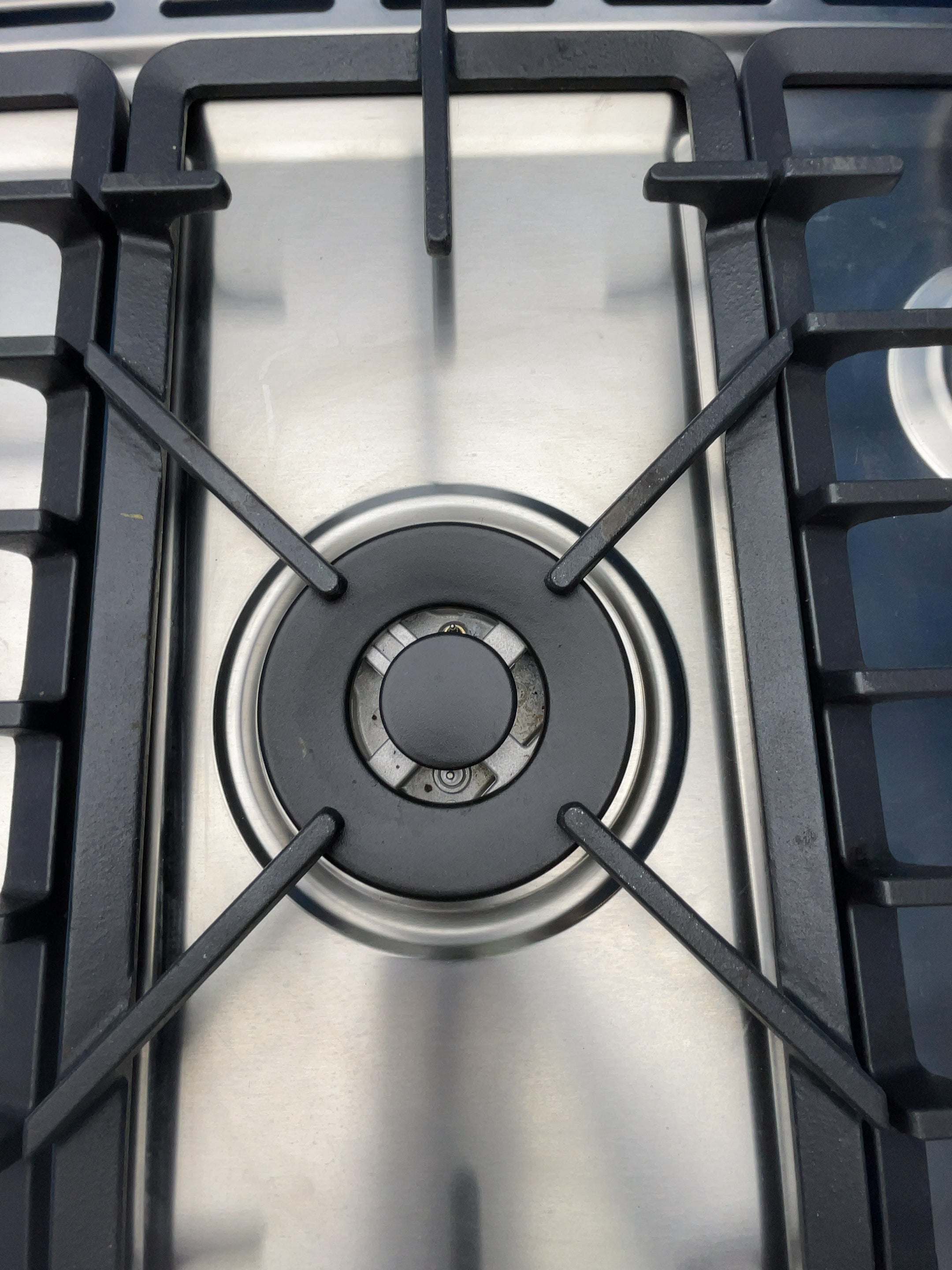 #GRC-164-325 - Belling Cookcentre 100DF 100cm Dual Fuel Range Cooker – 7 Burner Gas Hob, AirFry & Double Oven, Stainless