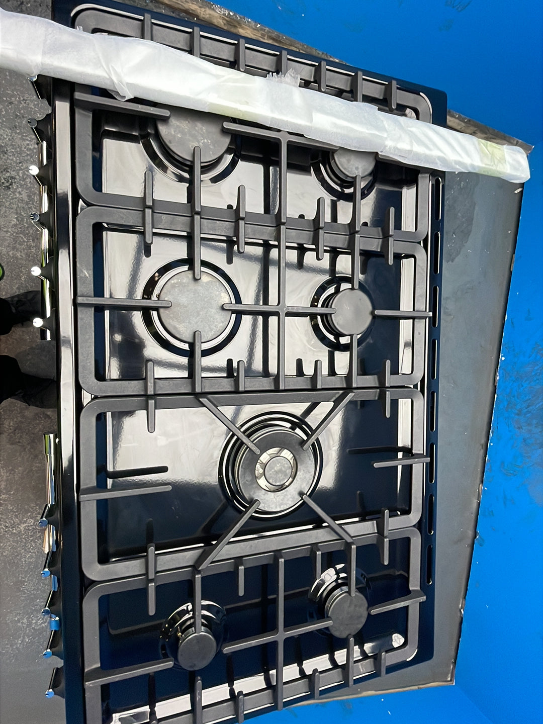 #GRC-164-327 - Belling Farmhouse 100cm Dual Fuel Range Cooker – 157L, AirFry, Black