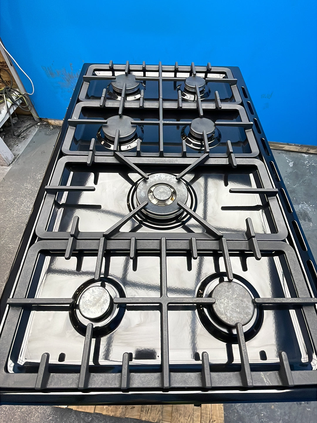 #GRC-164-327 - Belling Farmhouse 100cm Dual Fuel Range Cooker – 157L, AirFry, Black