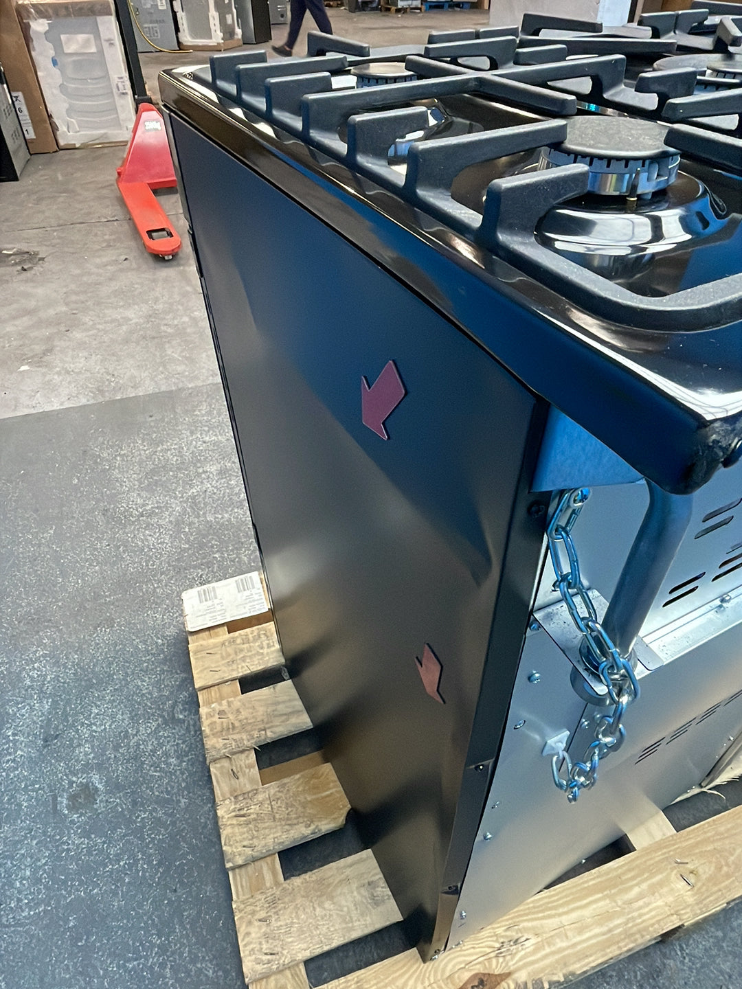 #GRC-164-327 - Belling Farmhouse 100cm Dual Fuel Range Cooker – 157L, AirFry, Black