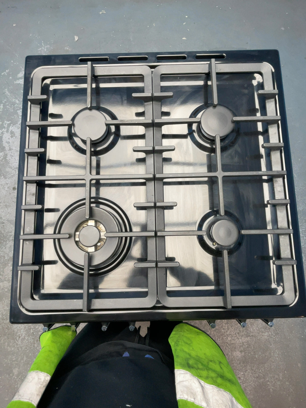 #GRC-164-330 - Belling Farmhouse 60cm Dual Fuel Double Oven Cooker – AirFry, Black
