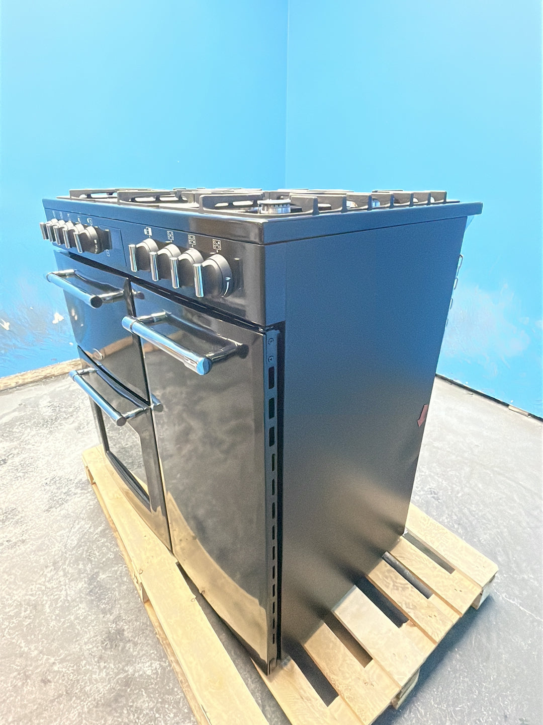 #GRC-164-331 - Belling Farmhouse 90cm Dual Fuel Range Cooker – 174L, 3 Ovens, AirFry