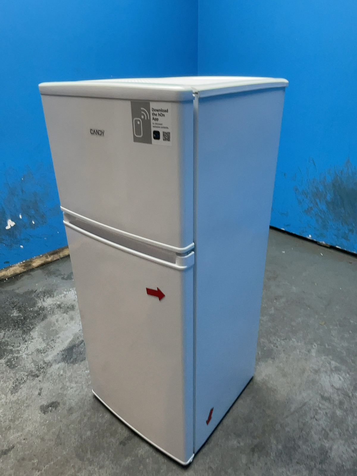 #GRC-164-405 - Candy 48cm Fridge Freezer – 117L, White, Manual Defrost