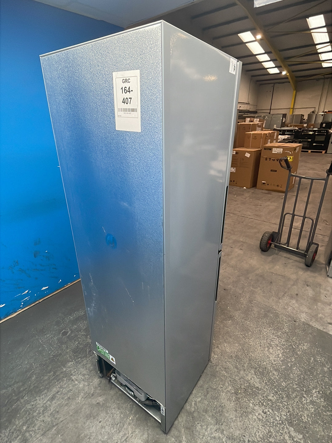 #GRC-164-407 - Candy 54.5cm Fridge Freezer – 252L, Silver, Low Frost, Smart WiFi