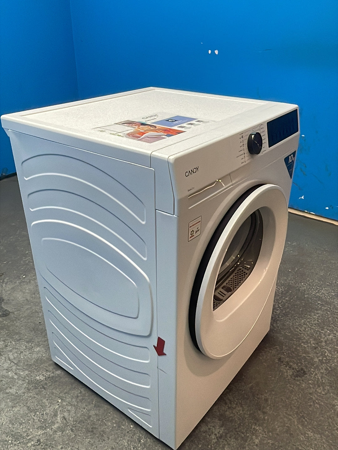 #GRC-164-419 - Candy Quick Pro 10kg Heat Pump Tumble Dryer – Sensor Drying, White