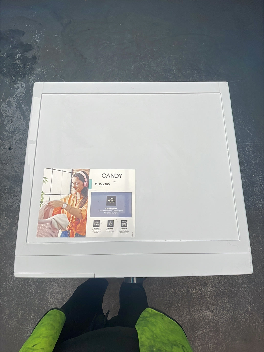 #GRC-164-419 - Candy Quick Pro 10kg Heat Pump Tumble Dryer – Sensor Drying, White