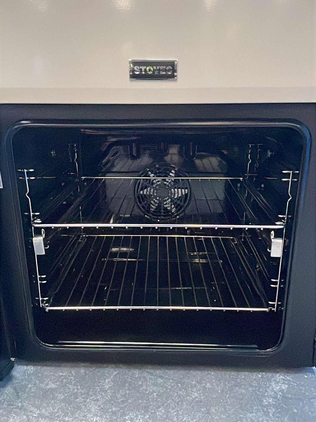 #GRC-164-429 - Stoves Richmond Deluxe 60cm Induction Double Oven Cooker – 103L Capacity, AirFry & SteamCleanse, Cream