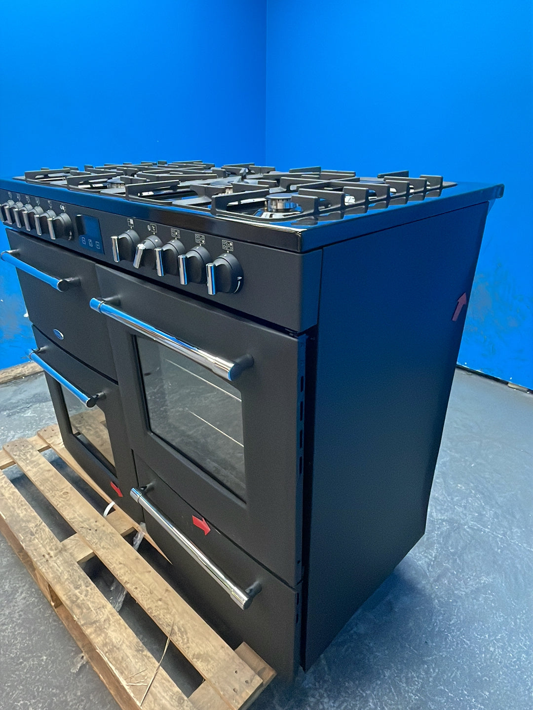 #GRC-164-432 - Belling Farmhouse 110DF Dual Fuel Range Cooker – 157L Capacity, 7 Gas Burners, AirFry Mode, Anthracite