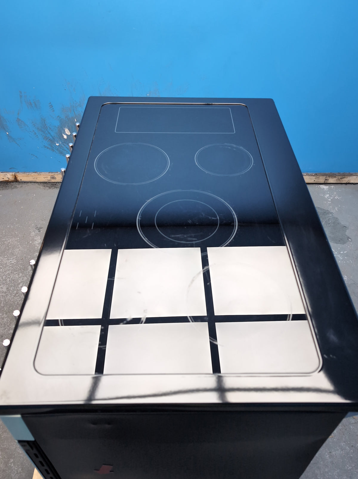 #GRC-164-458 - Belling Farmhouse 100Ei 100cm Electric Range Cooker – 5 Zone Induction Hob, AirFry, Cream