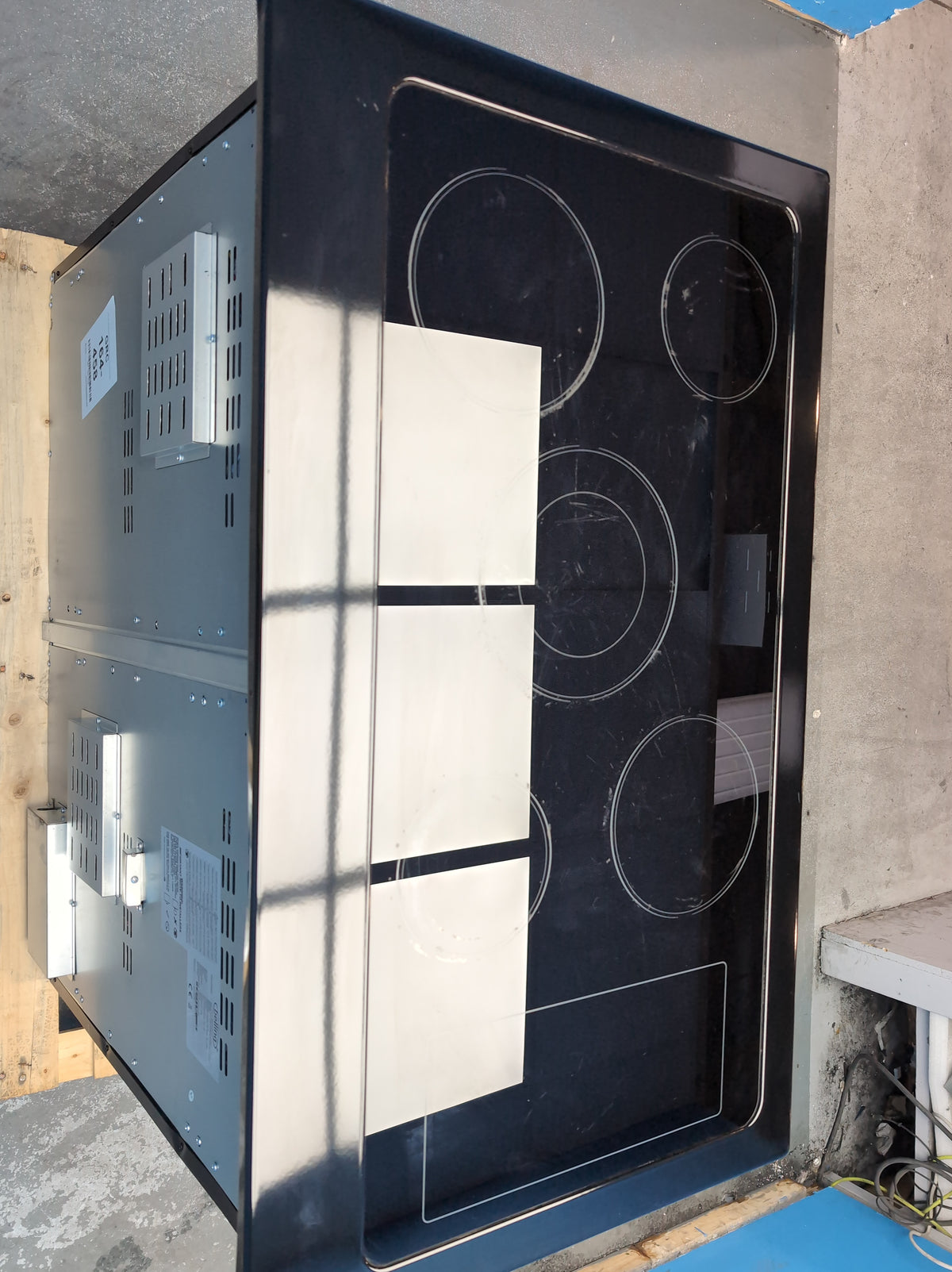 #GRC-164-458 - Belling Farmhouse 100Ei 100cm Electric Range Cooker – 5 Zone Induction Hob, AirFry, Cream