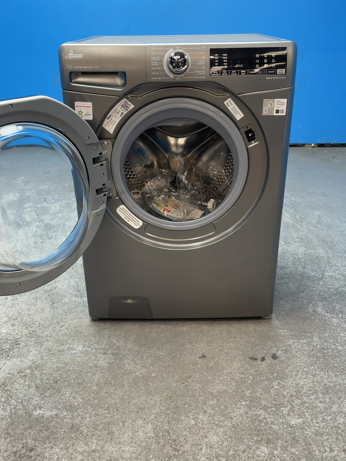 #GRC-164-462 - Hoover H-WASH 350 9kg 1400rpm Washing Machine – Eco-Power Inverter Motor