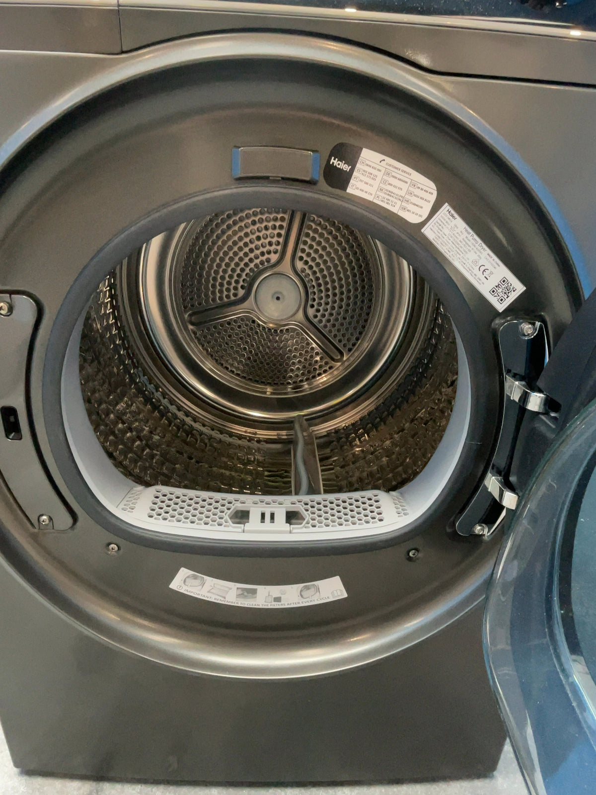 #GRC-164-467 - Haier Series 5 9kg Heat Pump Tumble Dryer – Grey, A++ Energy Rating