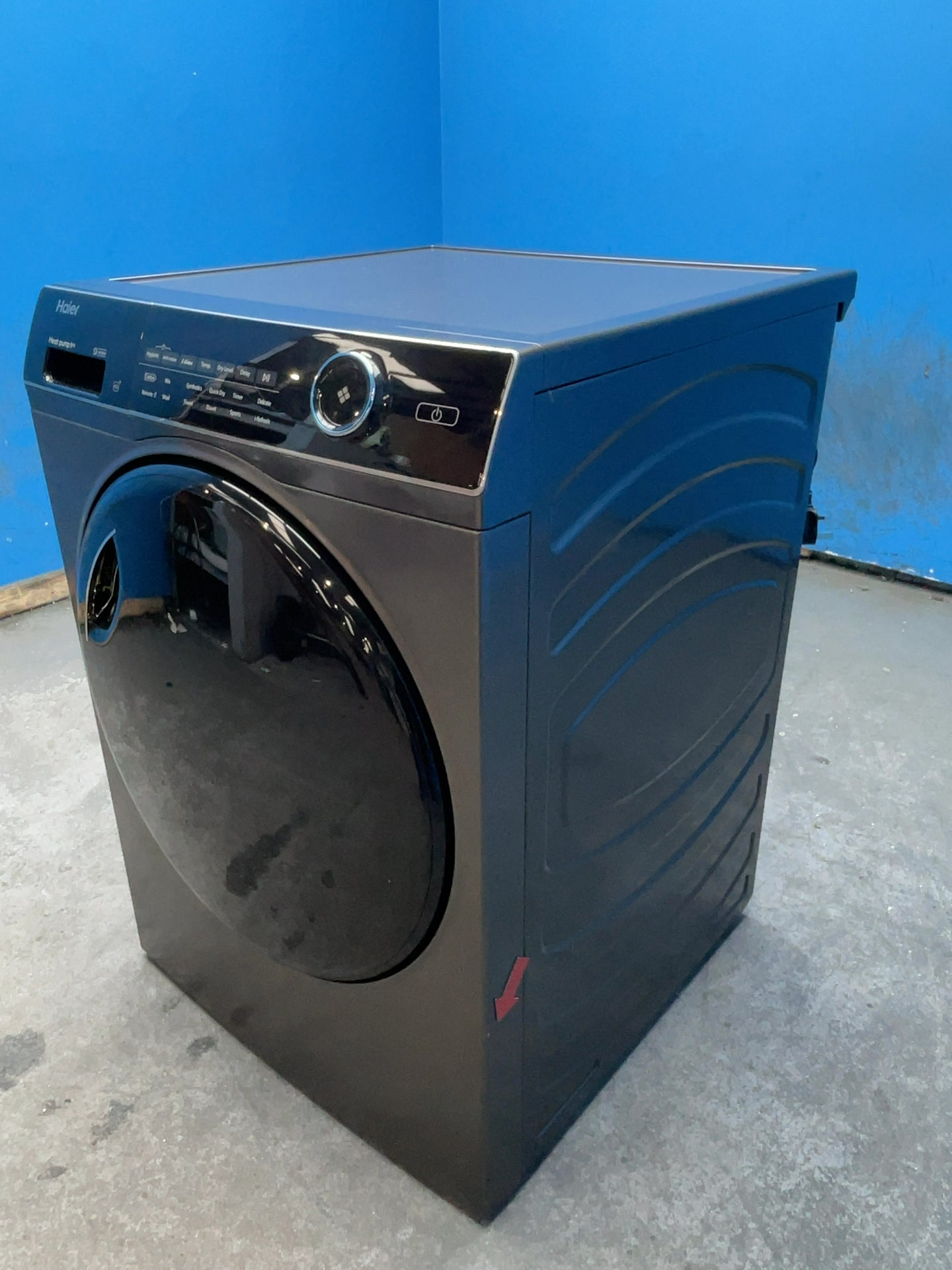 #GRC-164-467 - Haier Series 5 9kg Heat Pump Tumble Dryer – Grey, A++ Energy Rating