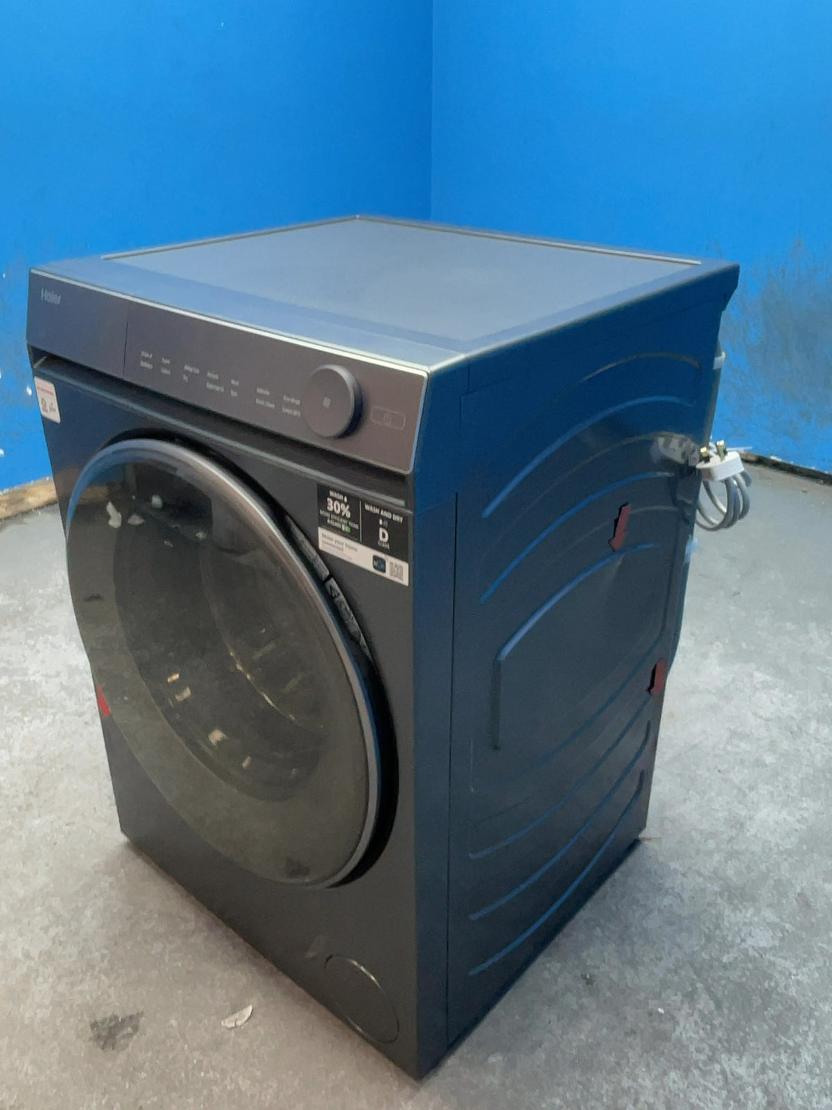 #GRC-164-483 - Haier Washer Dryer – 10kg Wash, 6kg Dry, 1400rpm, WiFi Connected, Grey