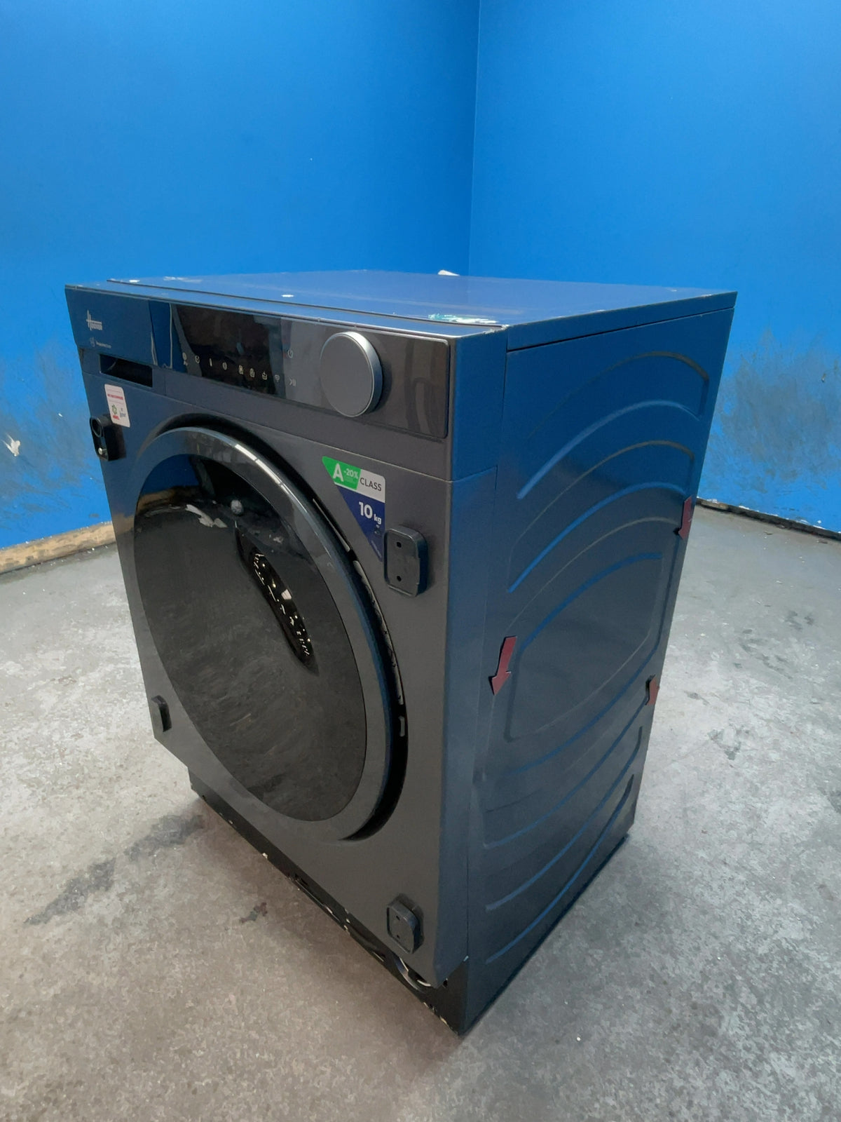#GRC-164-494 - Hoover 10kg 1400rpm Integrated Washing Machine – Steam Function, Anthracite