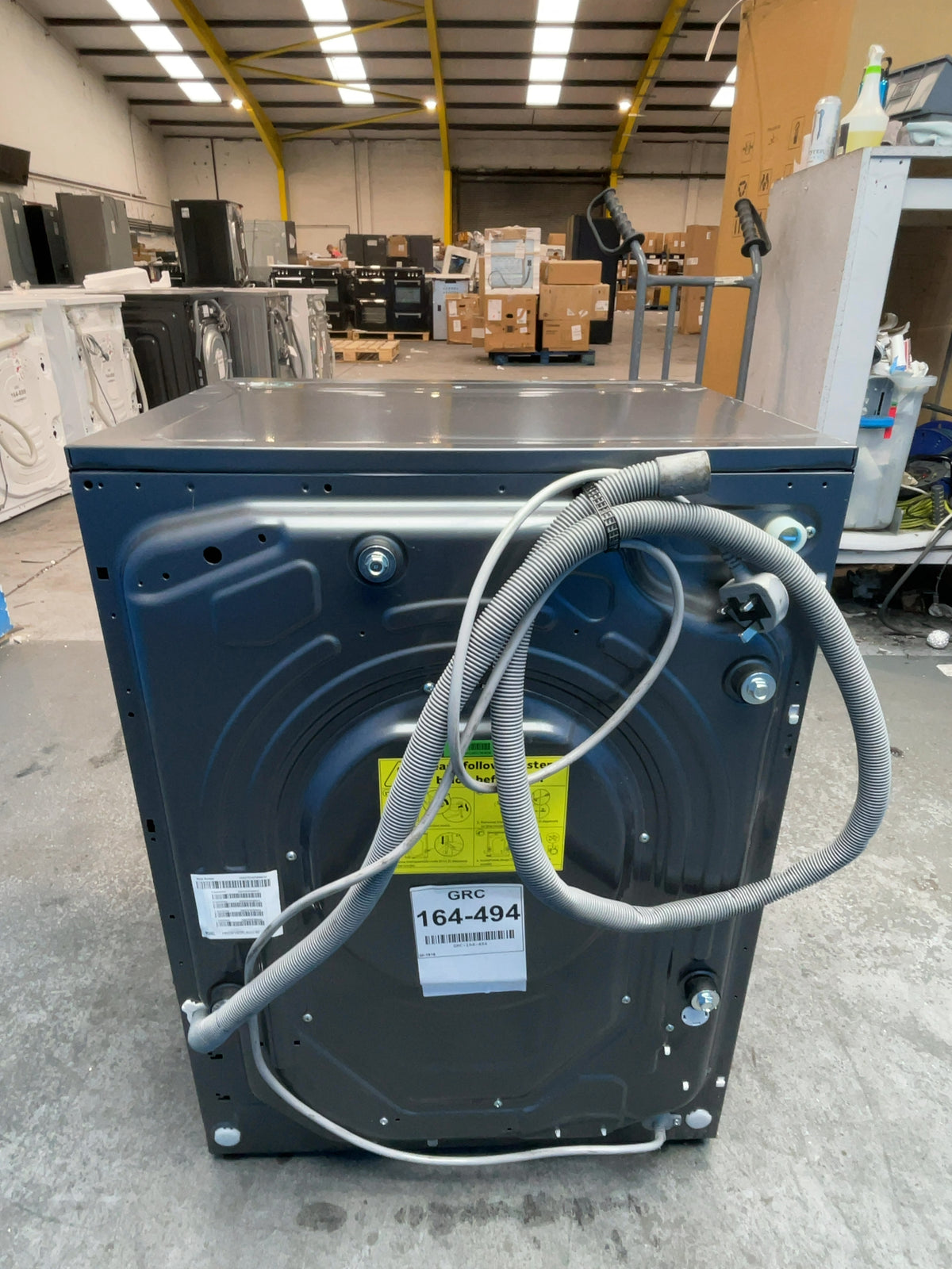 #GRC-164-494 - Hoover 10kg 1400rpm Integrated Washing Machine – Steam Function, Anthracite