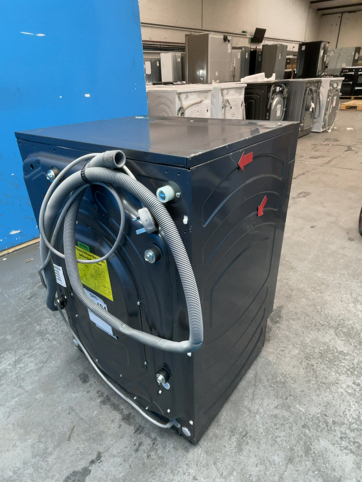 #GRC-164-494 - Hoover 10kg 1400rpm Integrated Washing Machine – Steam Function, Anthracite