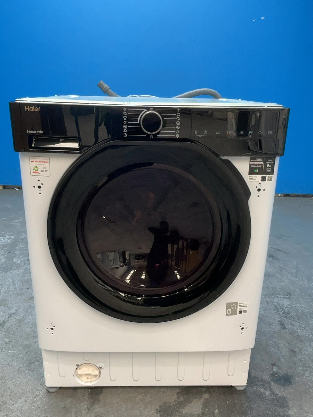 #GRC-164-497 - Haier 9kg 1600rpm Integrated Washing Machine – Instant Mix Technology, White